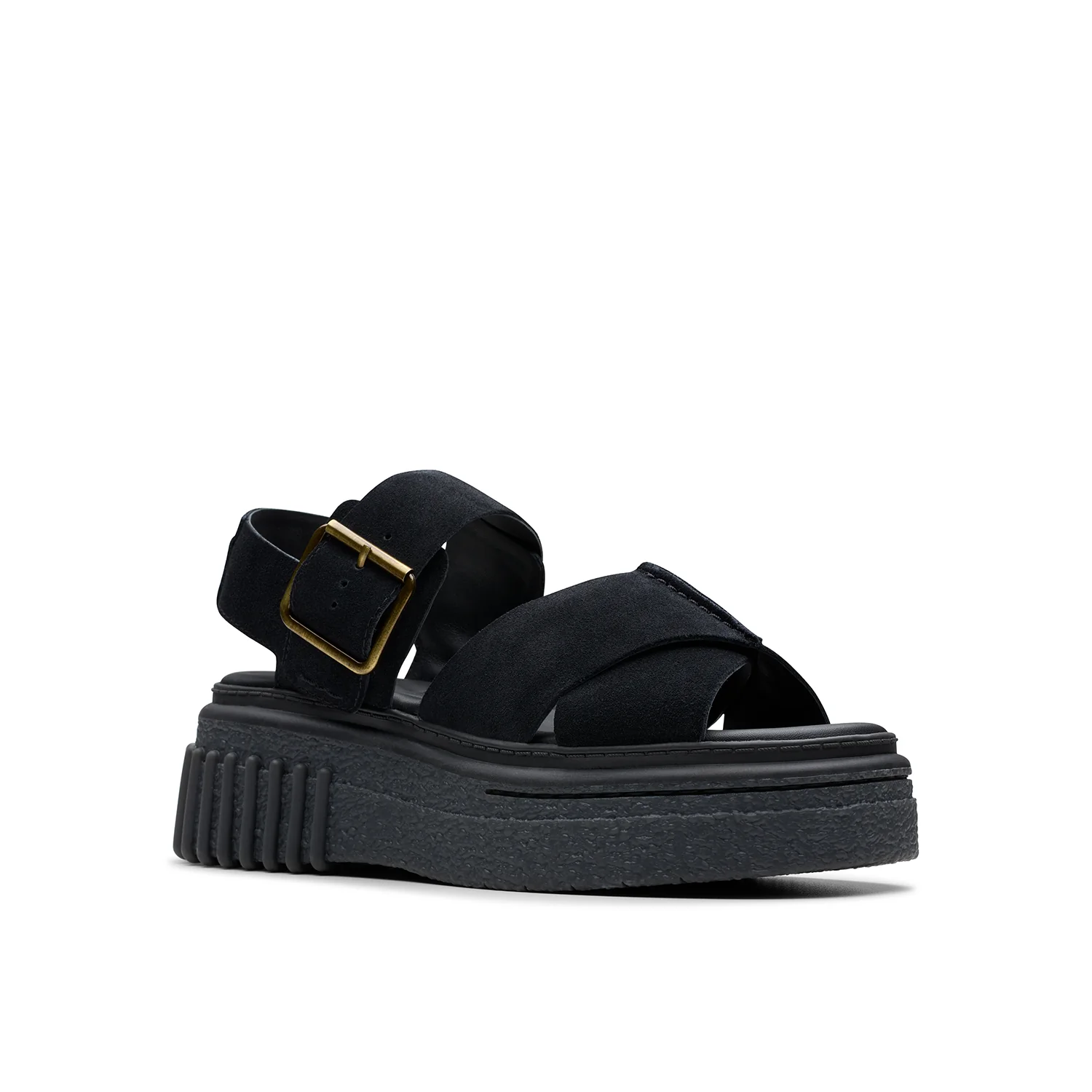 Womens Evamar Wish Black Suede - Image 7