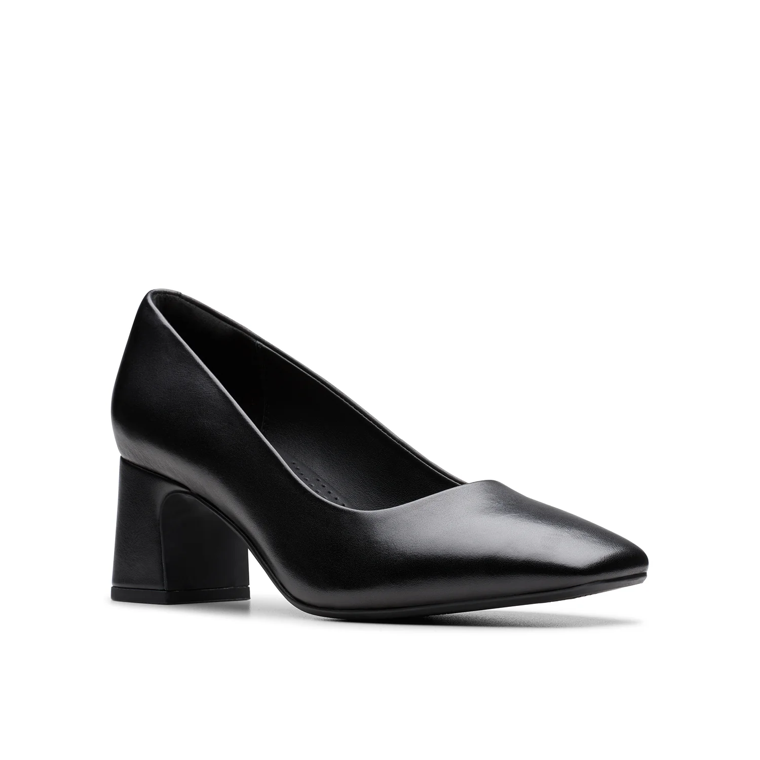 Womens -  Fernie Court Black Leather - Image 4