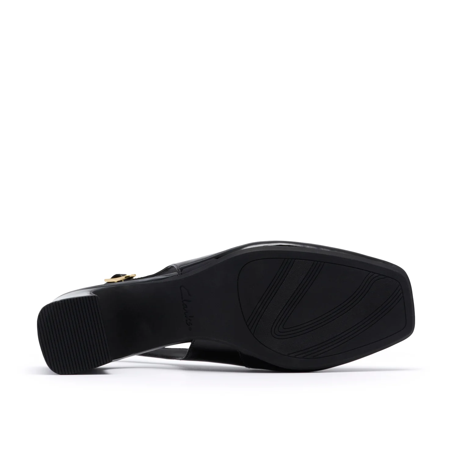 Womens - Fernie Sling Black Pat Lea - Image 3