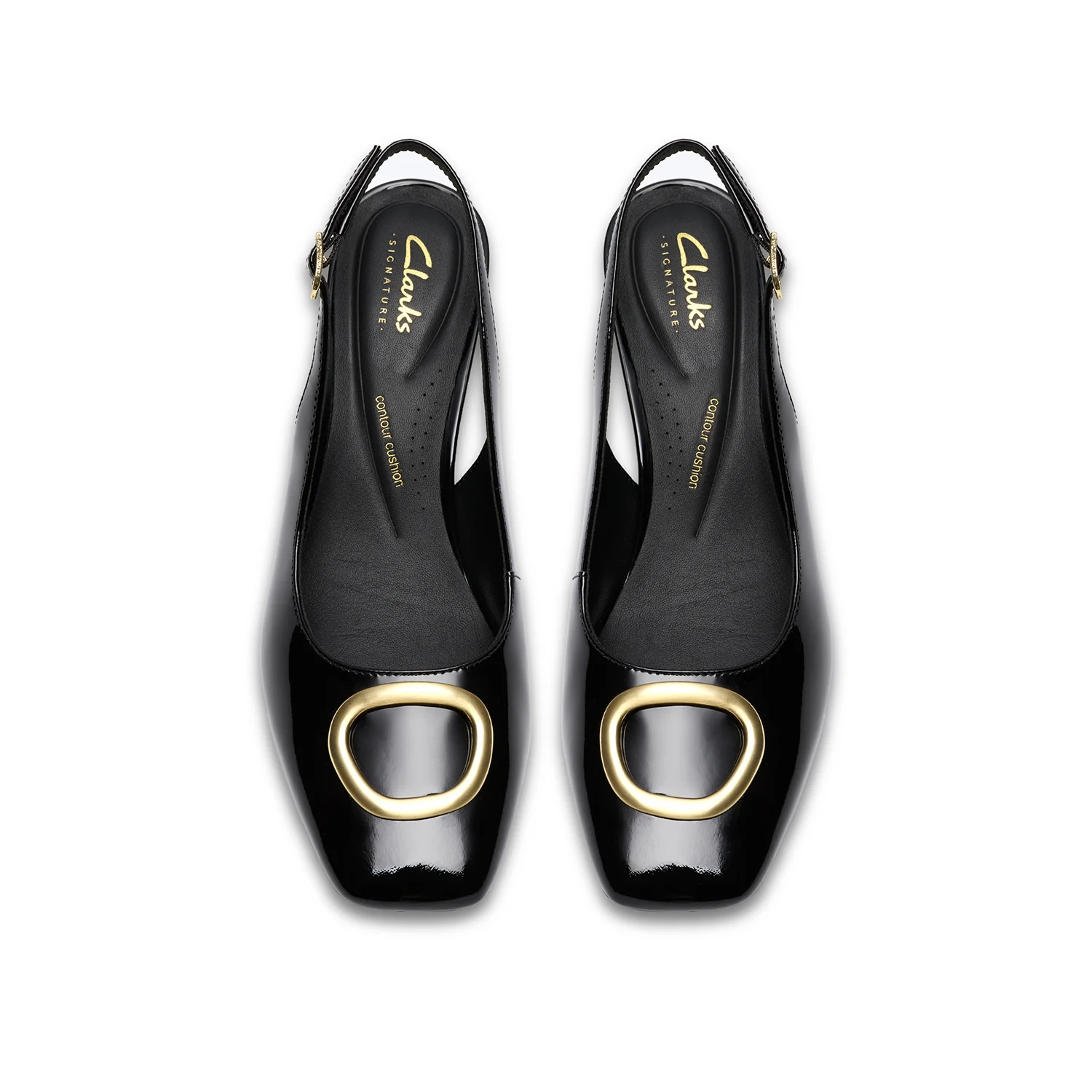 Womens - Fernie Sling Black Pat Lea - Image 6