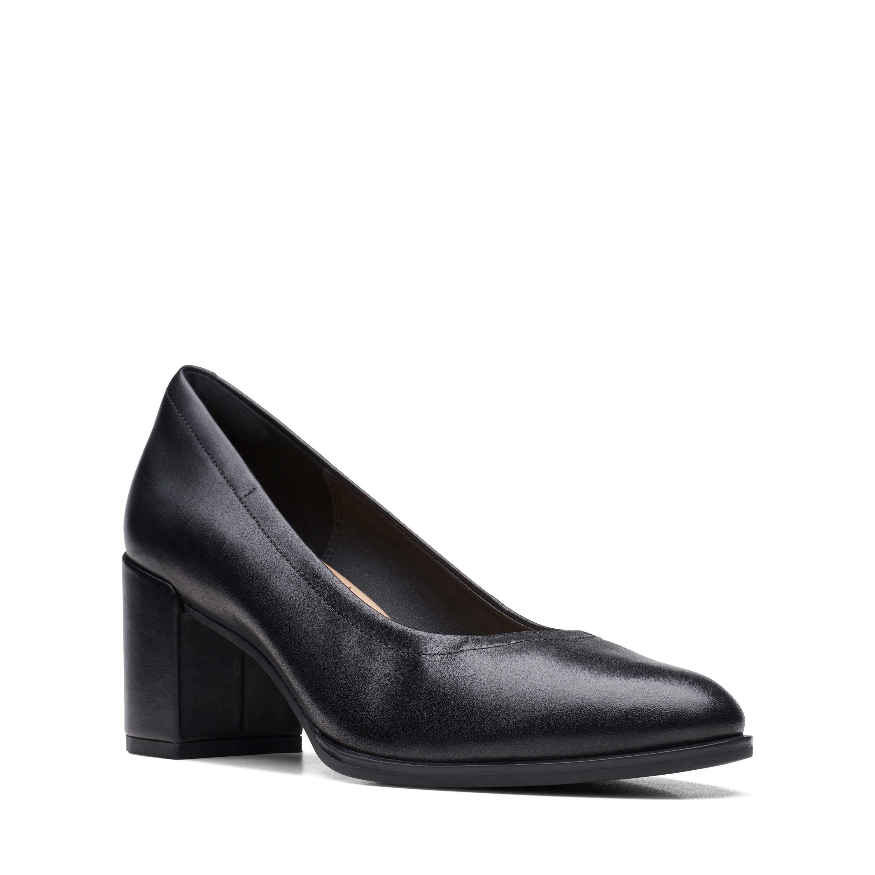 Womens - Freva 55 Court Black Leather - Image 2