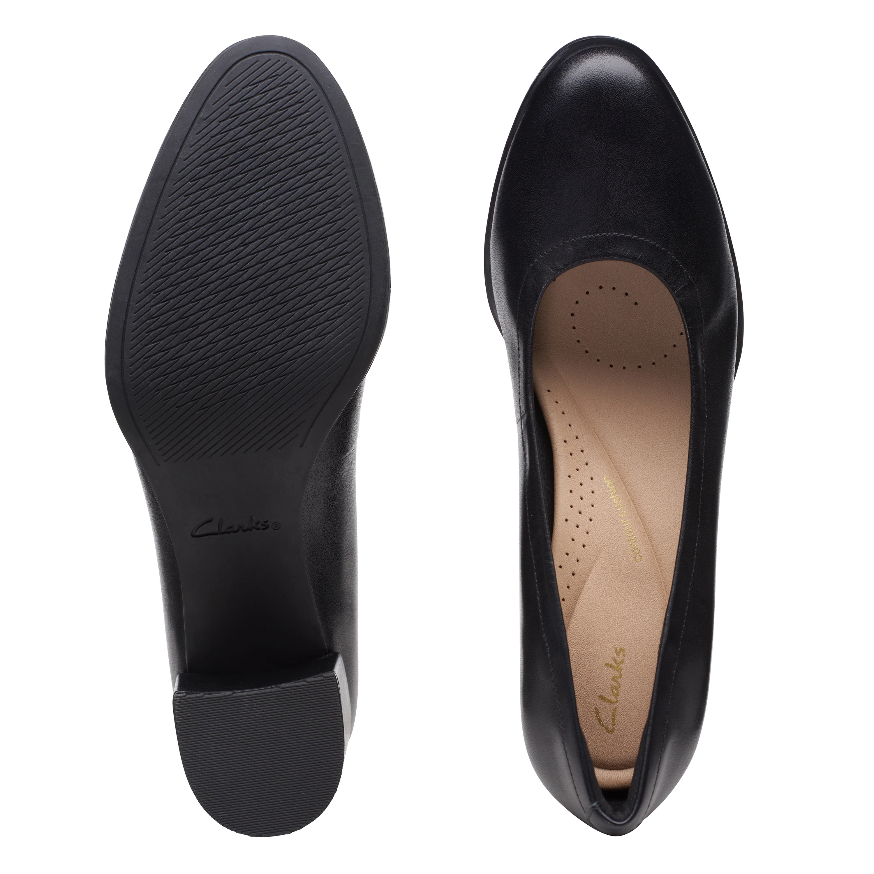 Womens - Freva55 Court Black Leather - Image 7
