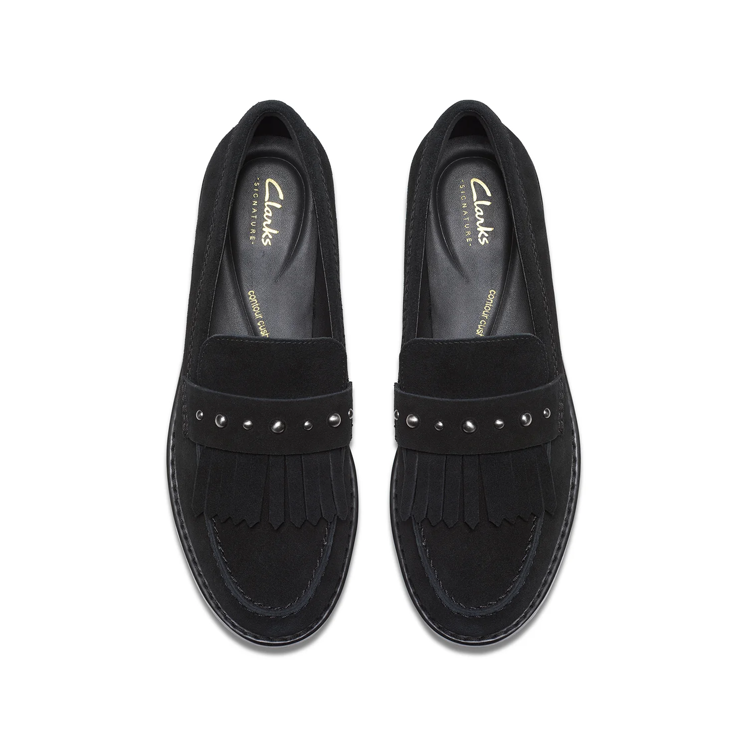 Womens -  Hana Loafer Black Suede - Image 6