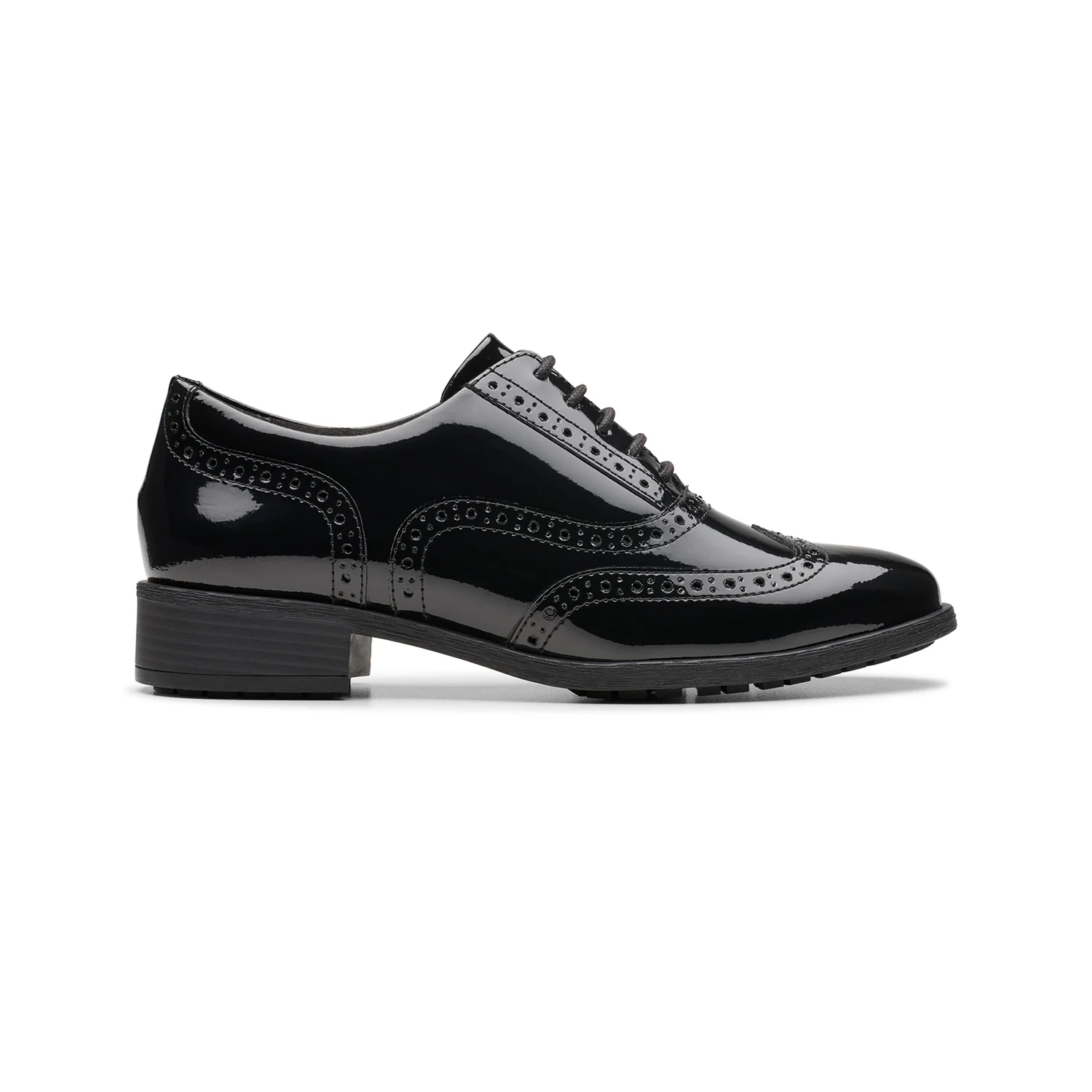 Womens Havisham Oak Black Patent
