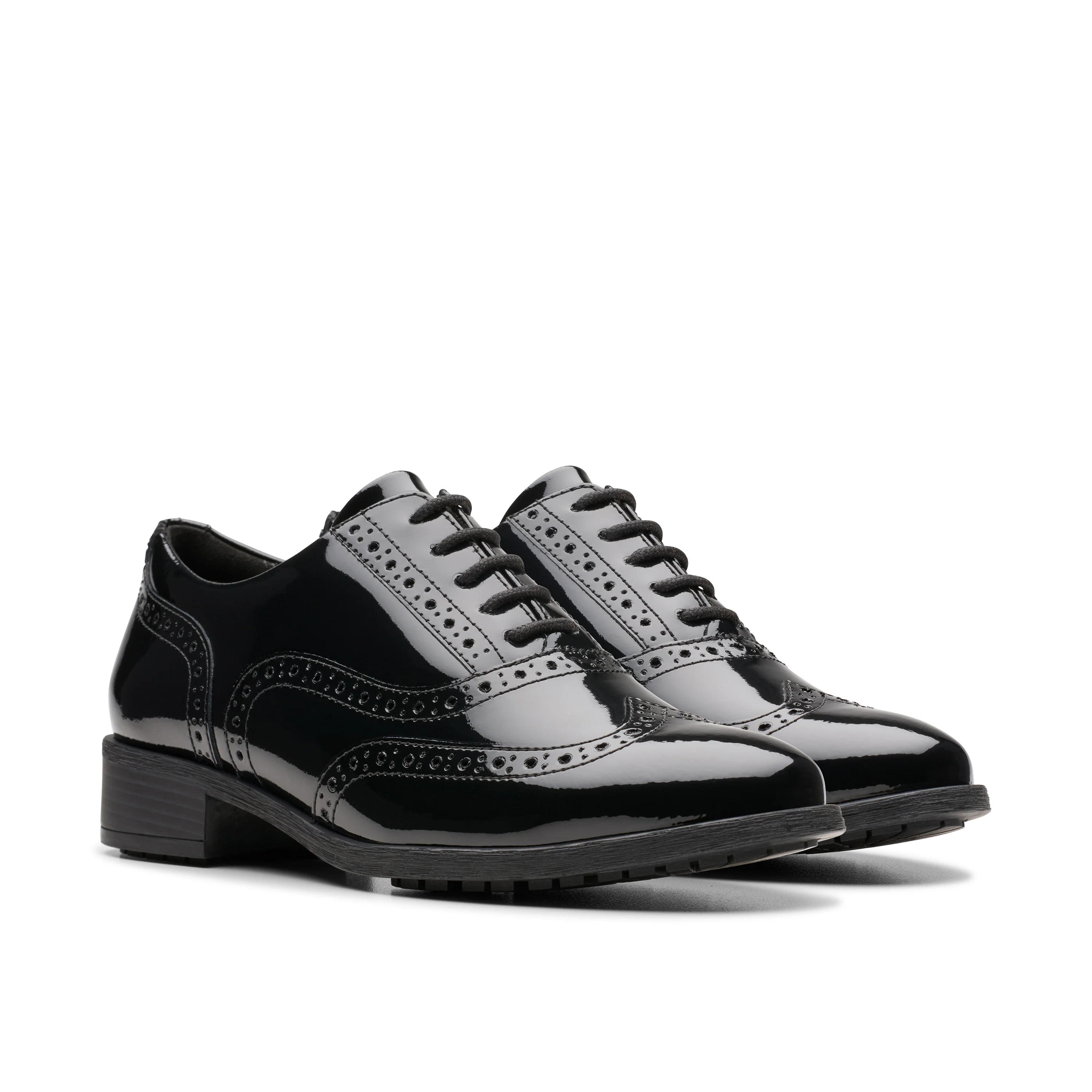 Womens Havisham Oak Black Patent - Image 4