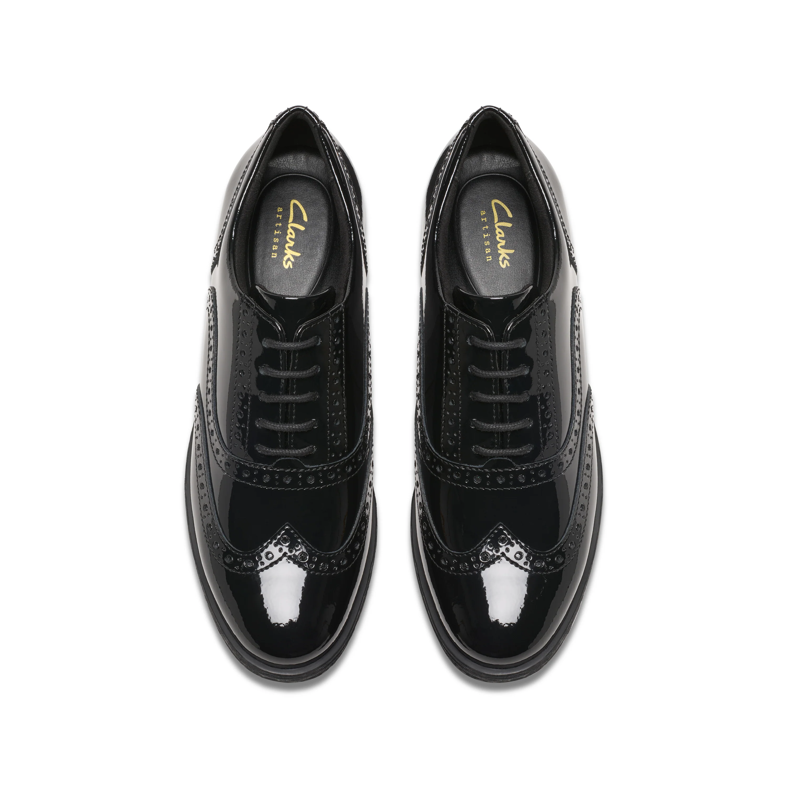 Womens Havisham Oak Black Patent - Image 6