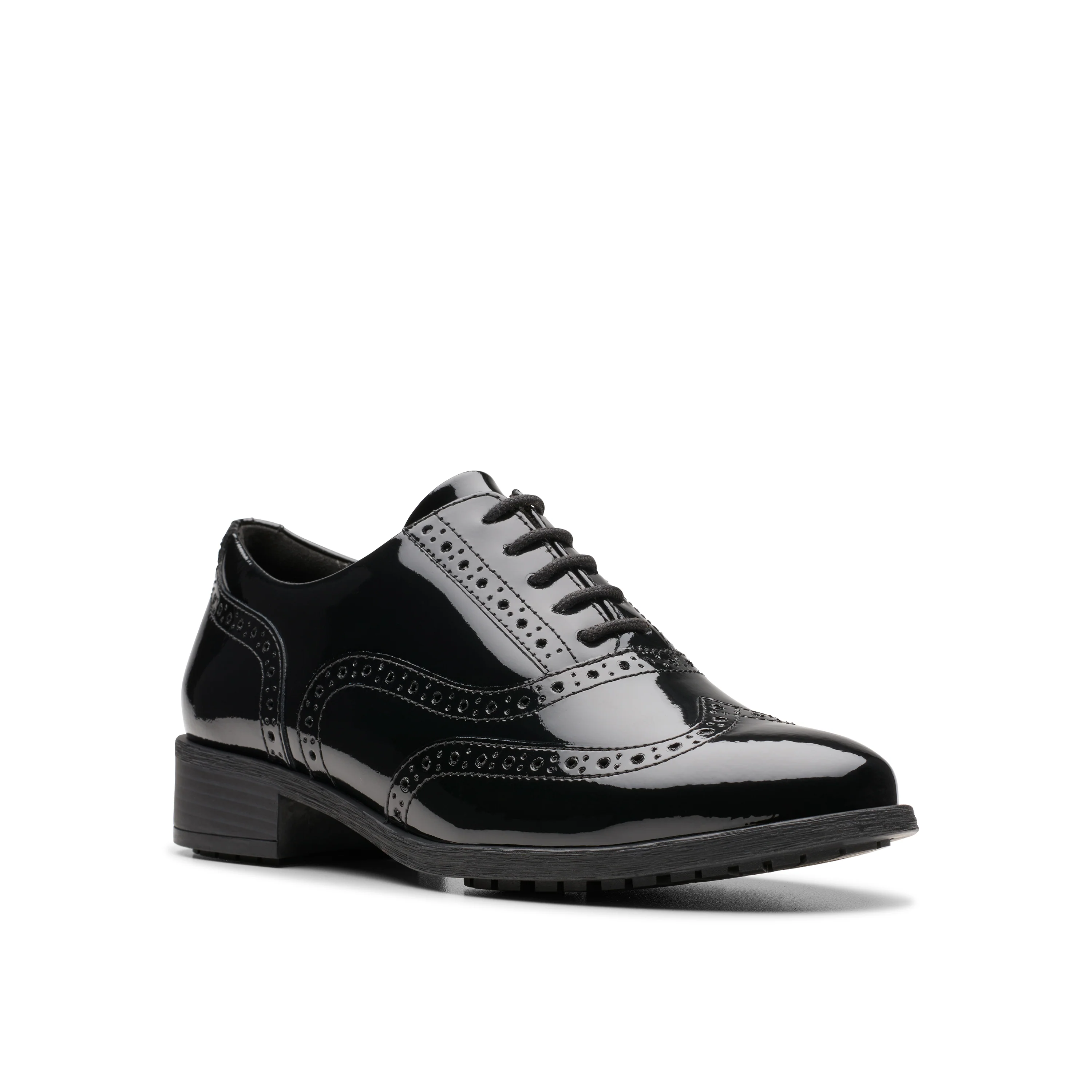 Womens Havisham Oak Black Patent - Image 7