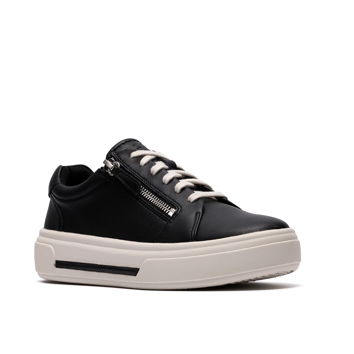 Womens - Hollyrose Zip Black Leather - Image 4