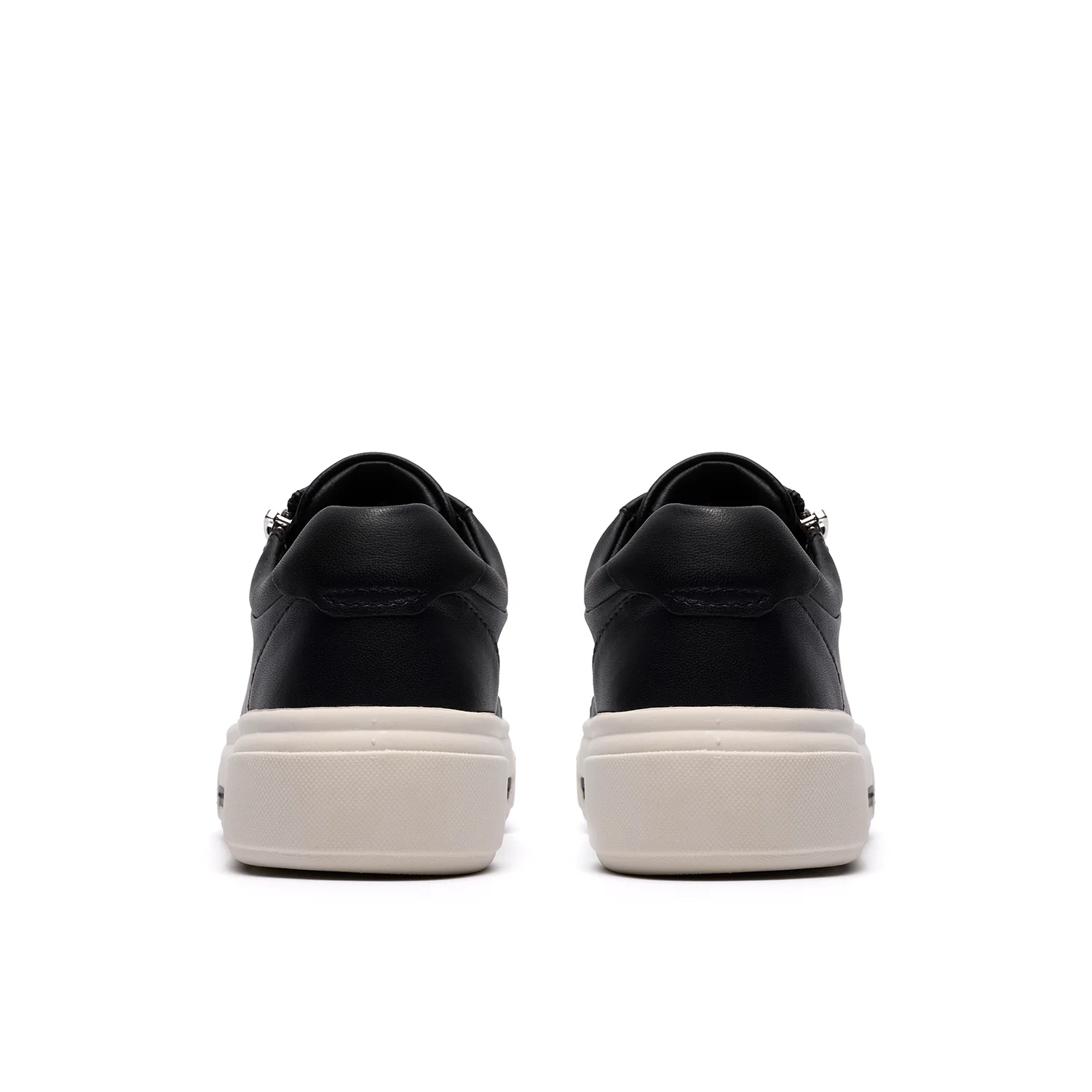 Womens - Hollyrose Zip Black Leather - Image 5