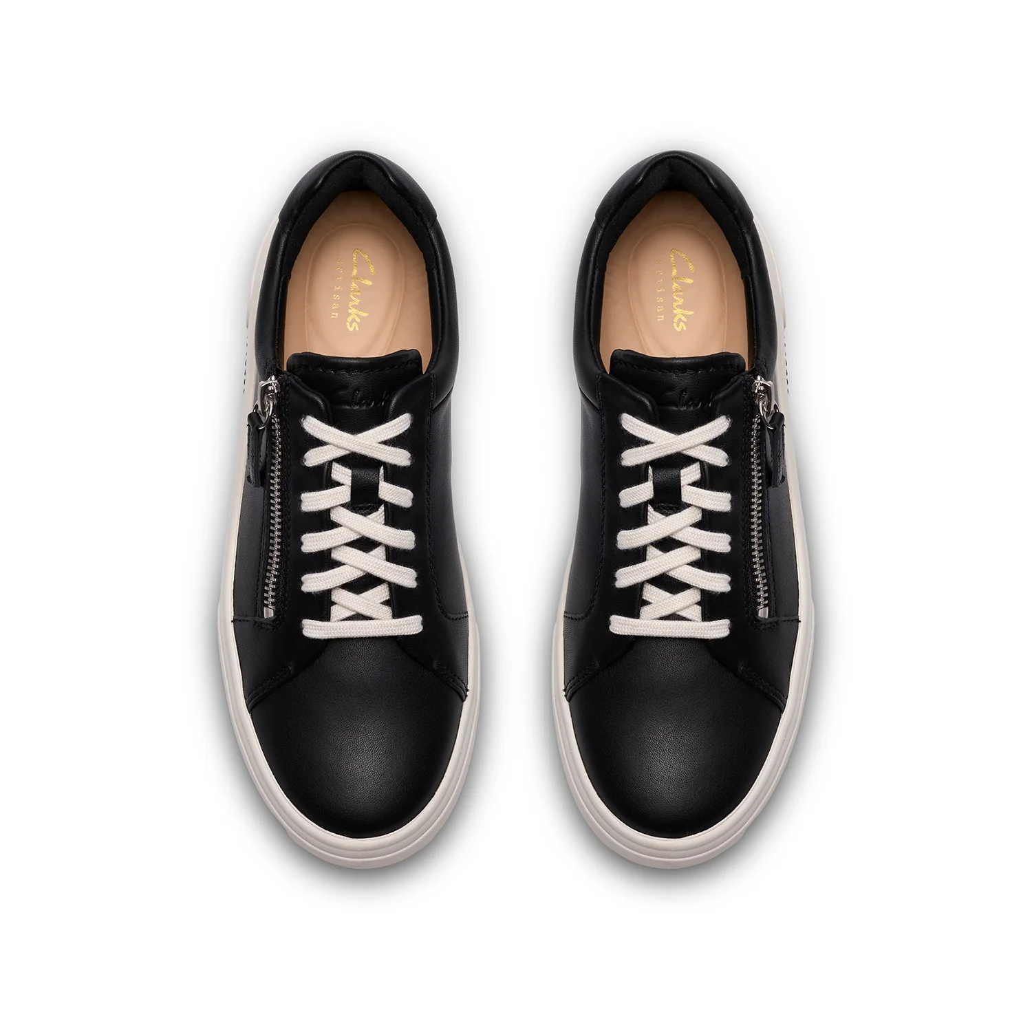 Womens - Hollyrose Zip Black Leather - Image 6