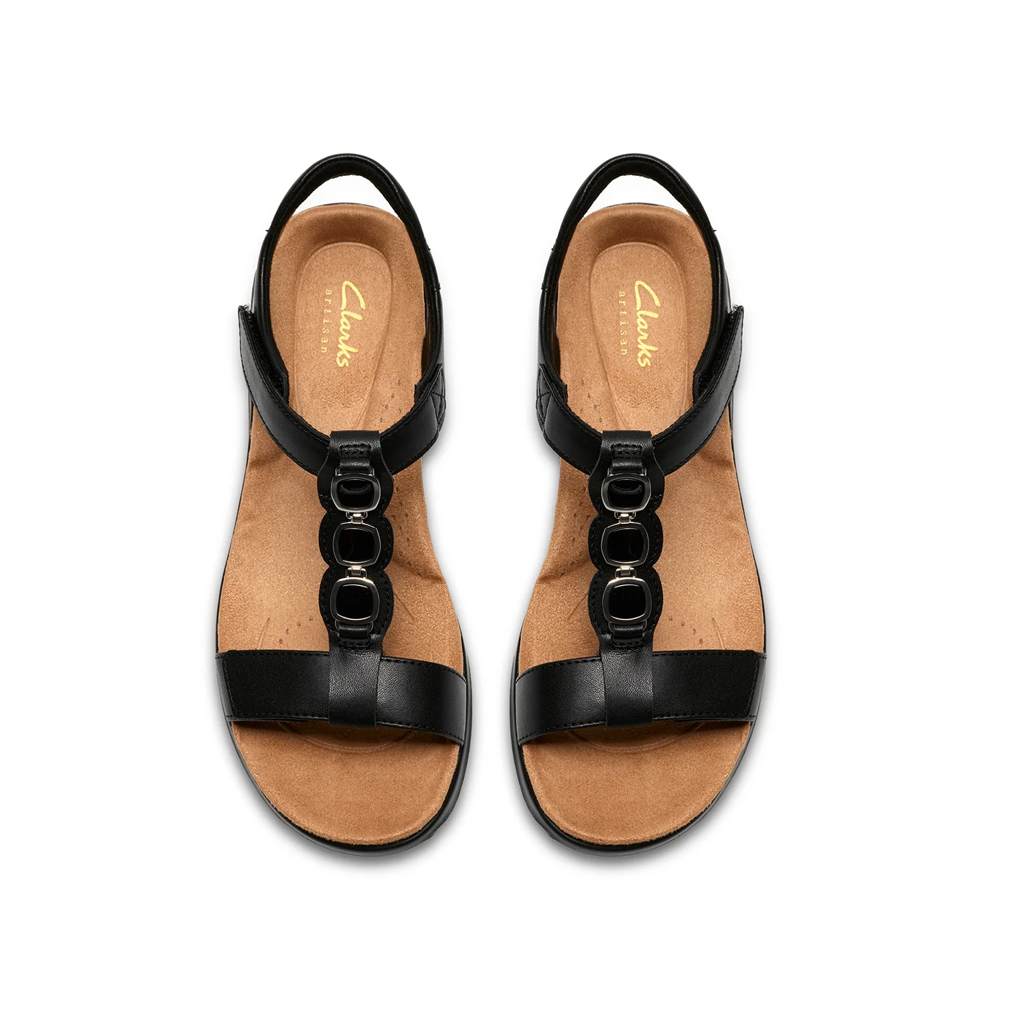 Womens - Kitly Gem Black Leather - Image 6