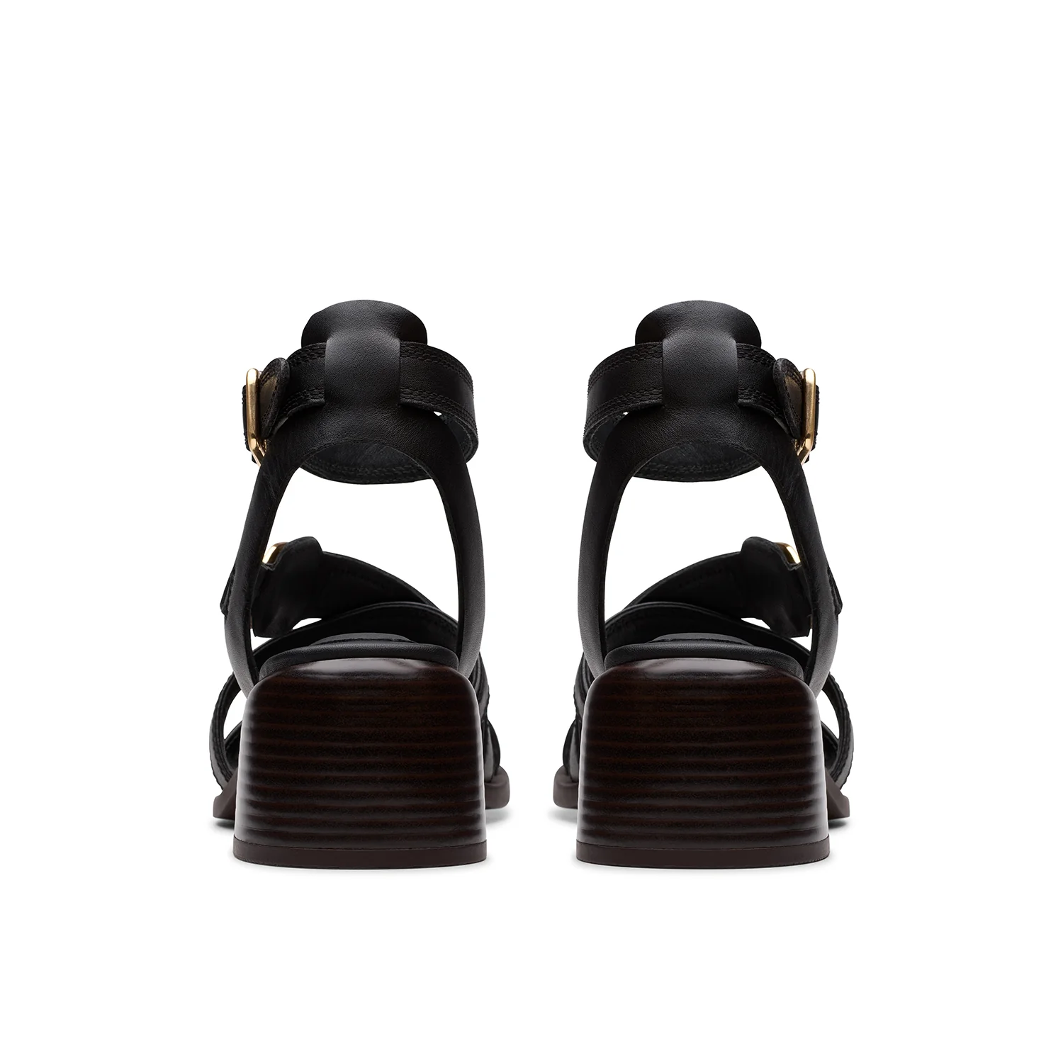 Womens Morwyn Strap Black Leather - Image 5