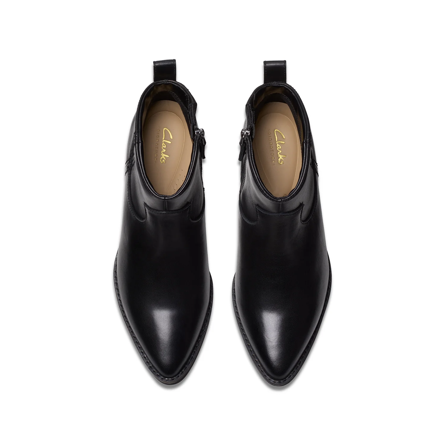 Womens - Morzine Sky Black Leather - Image 6