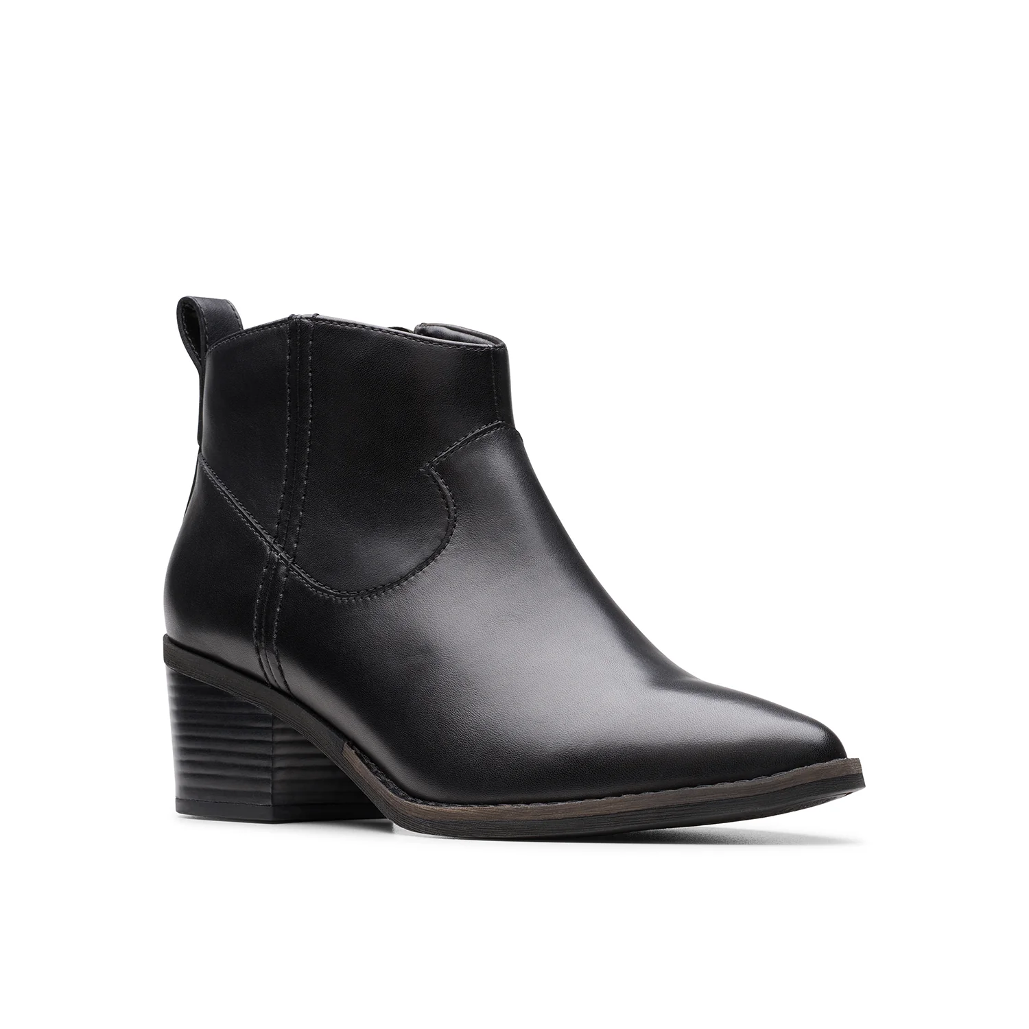 Womens - Morzine Sky Black Leather - Image 7