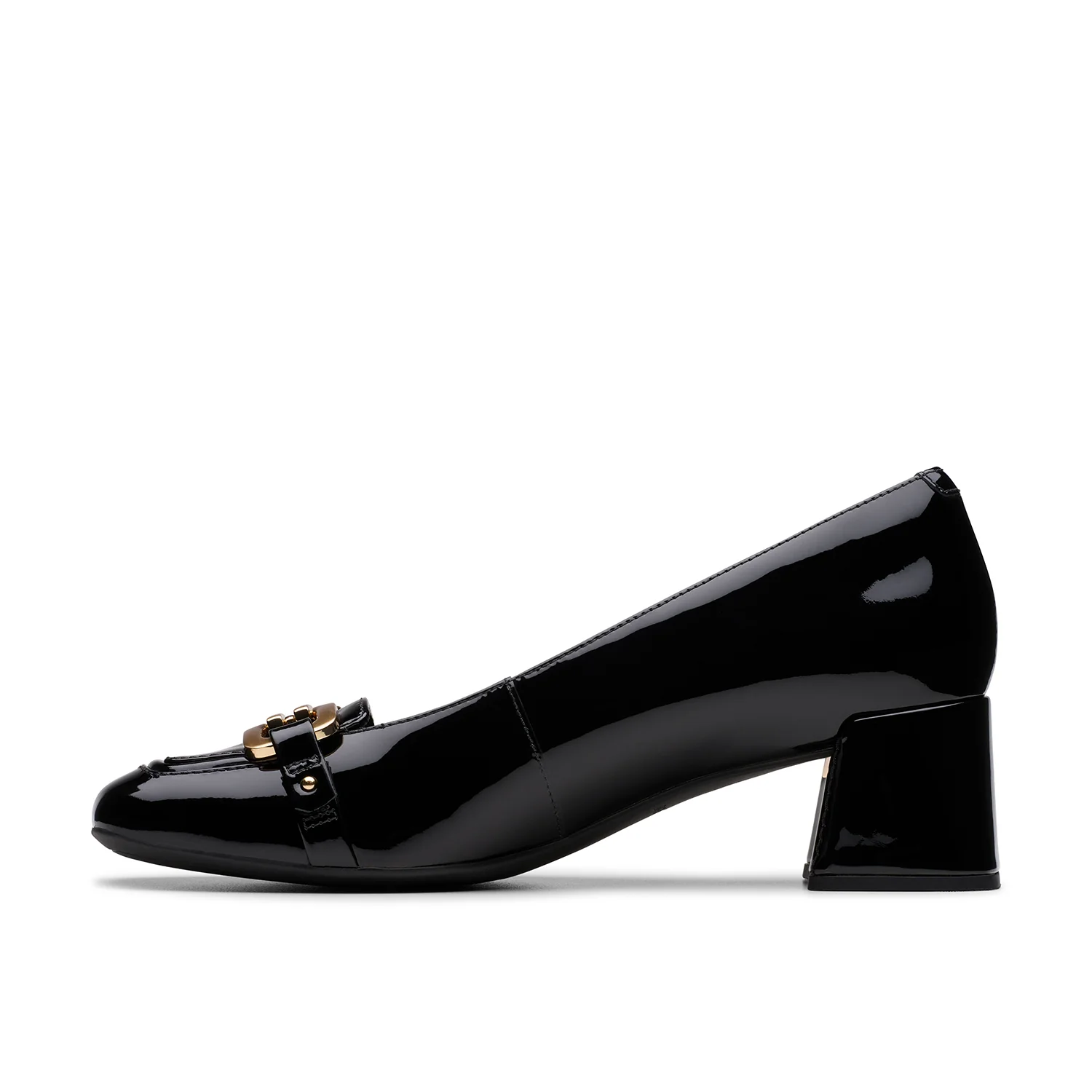 Womens Nyta 45 Court Black Patent - Image 2
