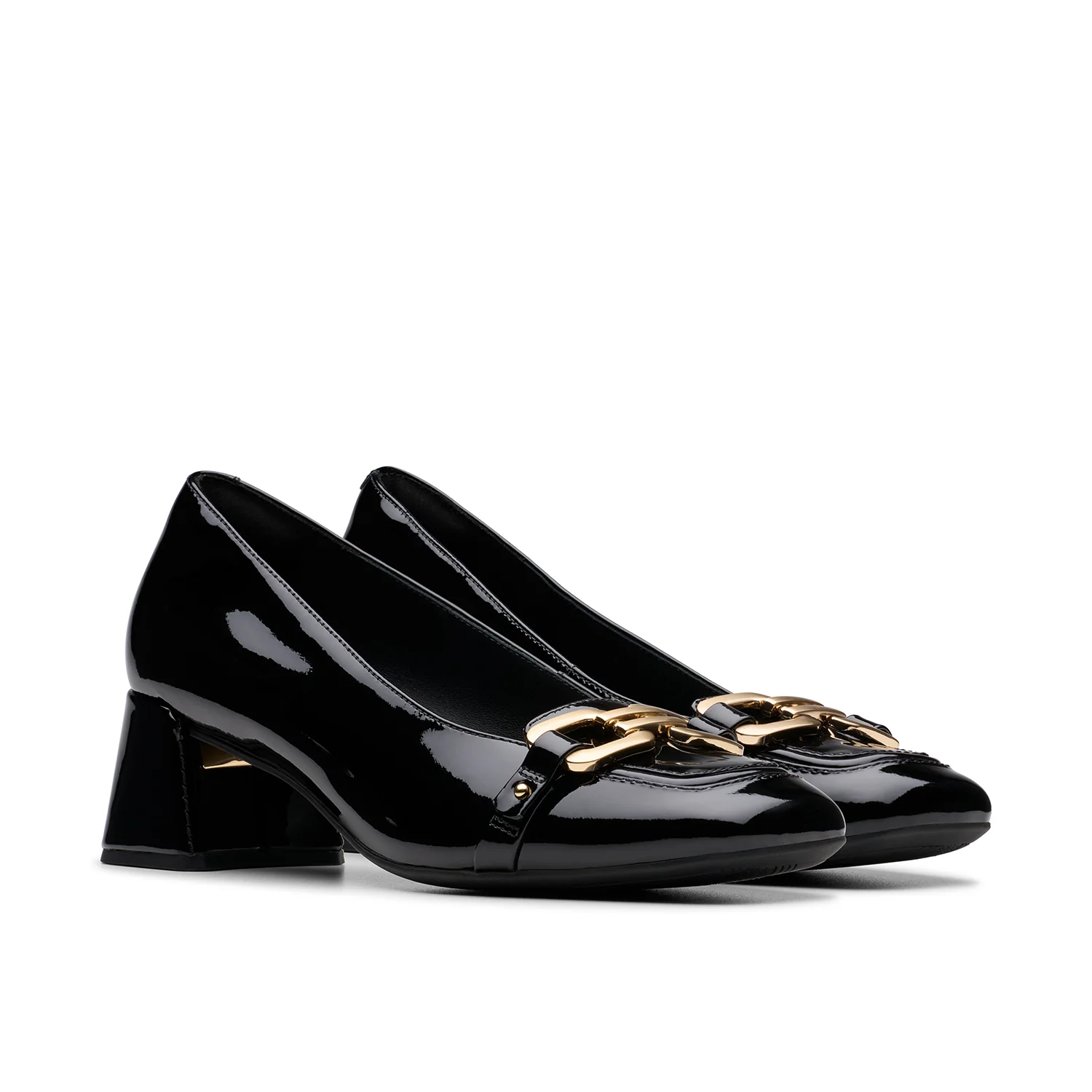 Womens Nyta 45 Court Black Patent - Image 4