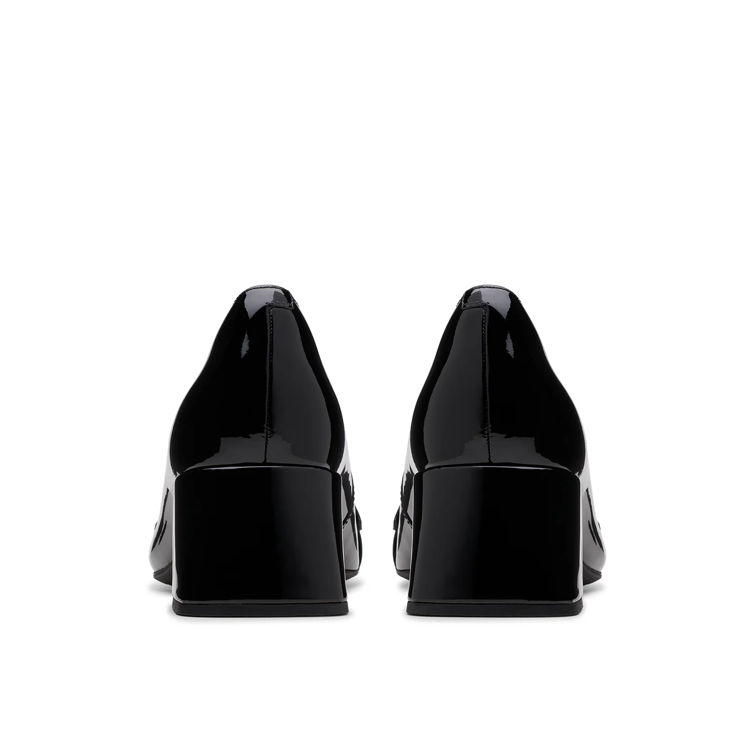 Womens Nyta 45 Court Black Patent - Image 5