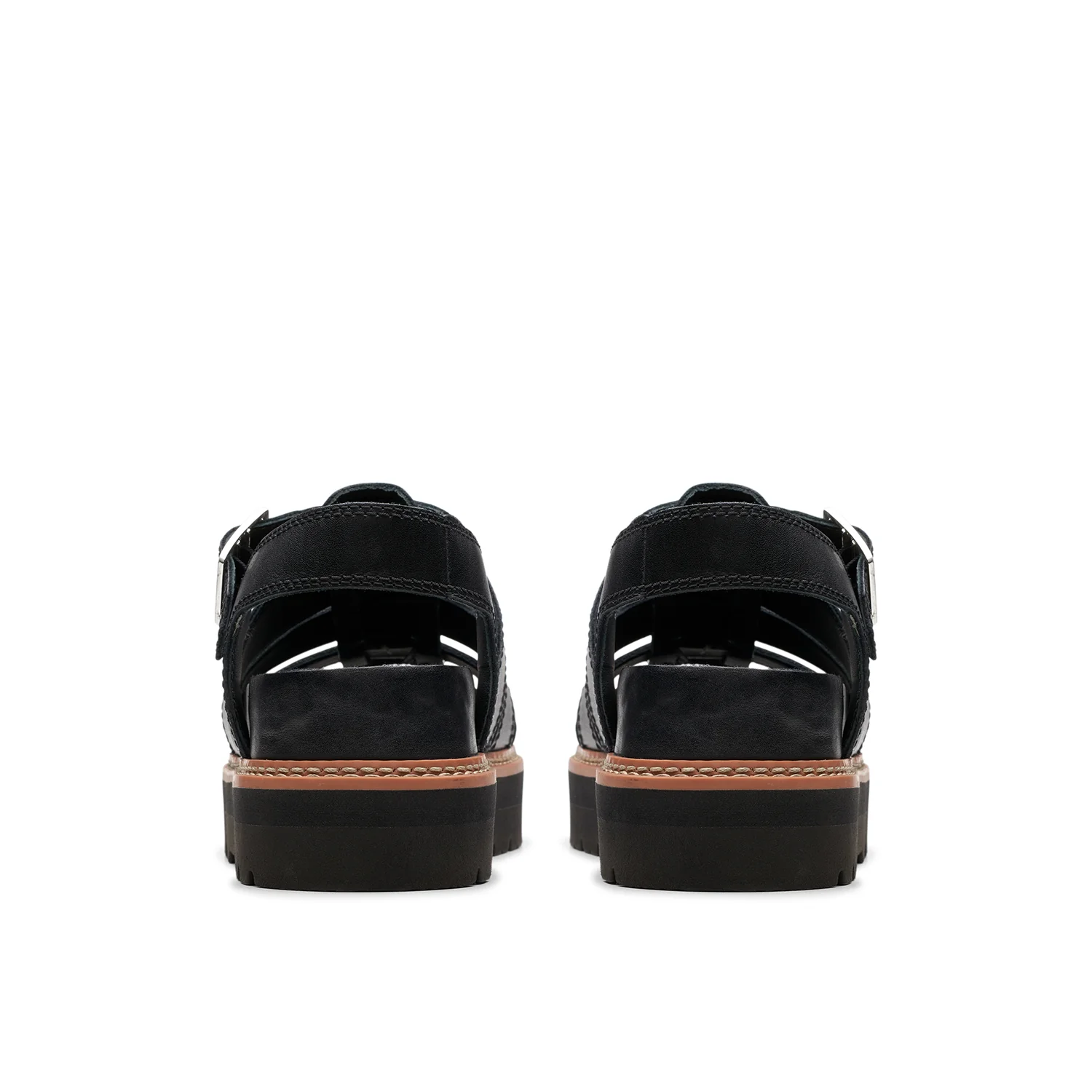 Womens Orianna Twist Black Leather - Image 5