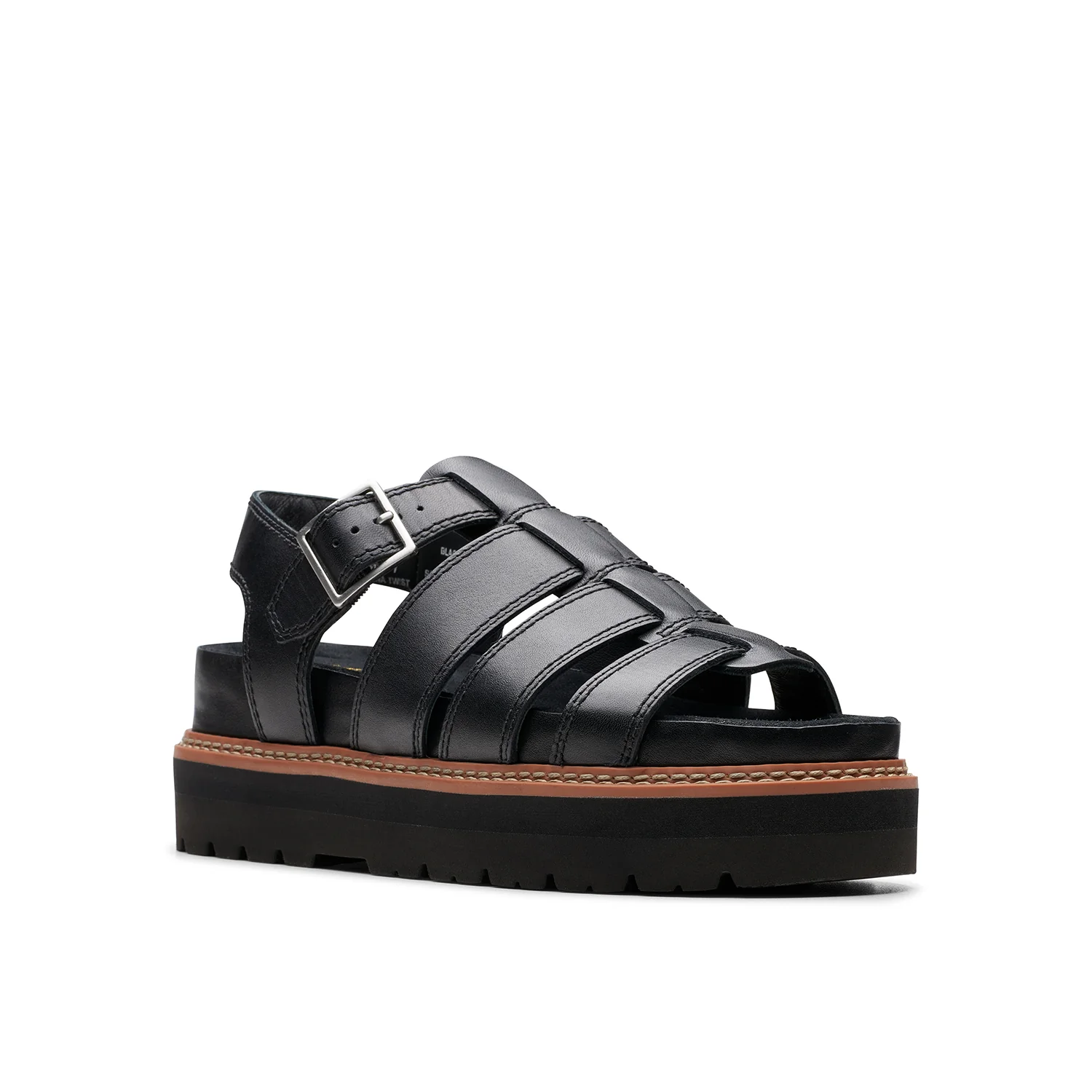 Womens Orianna Twist Black Leather - Image 7