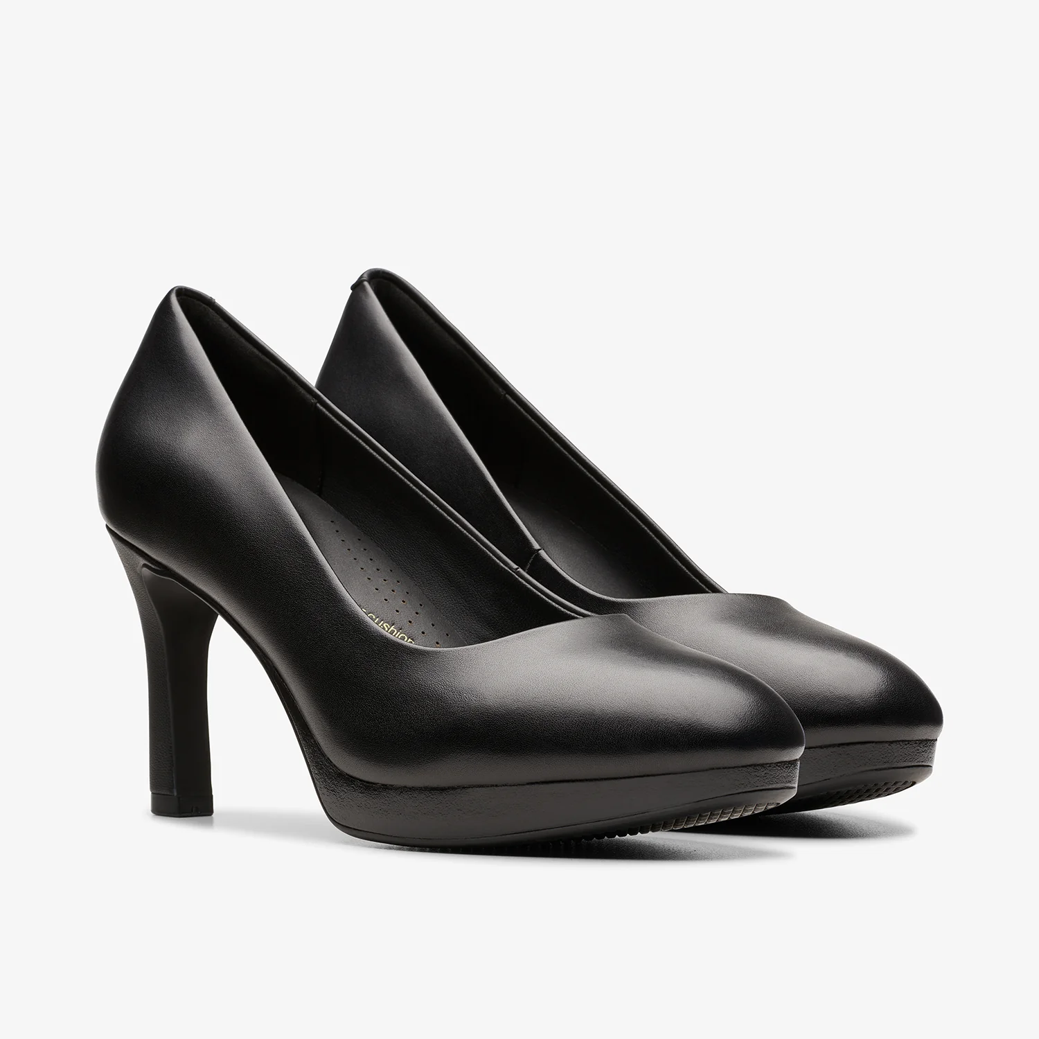 Womens - Pavona Court Black Leather - Image 4