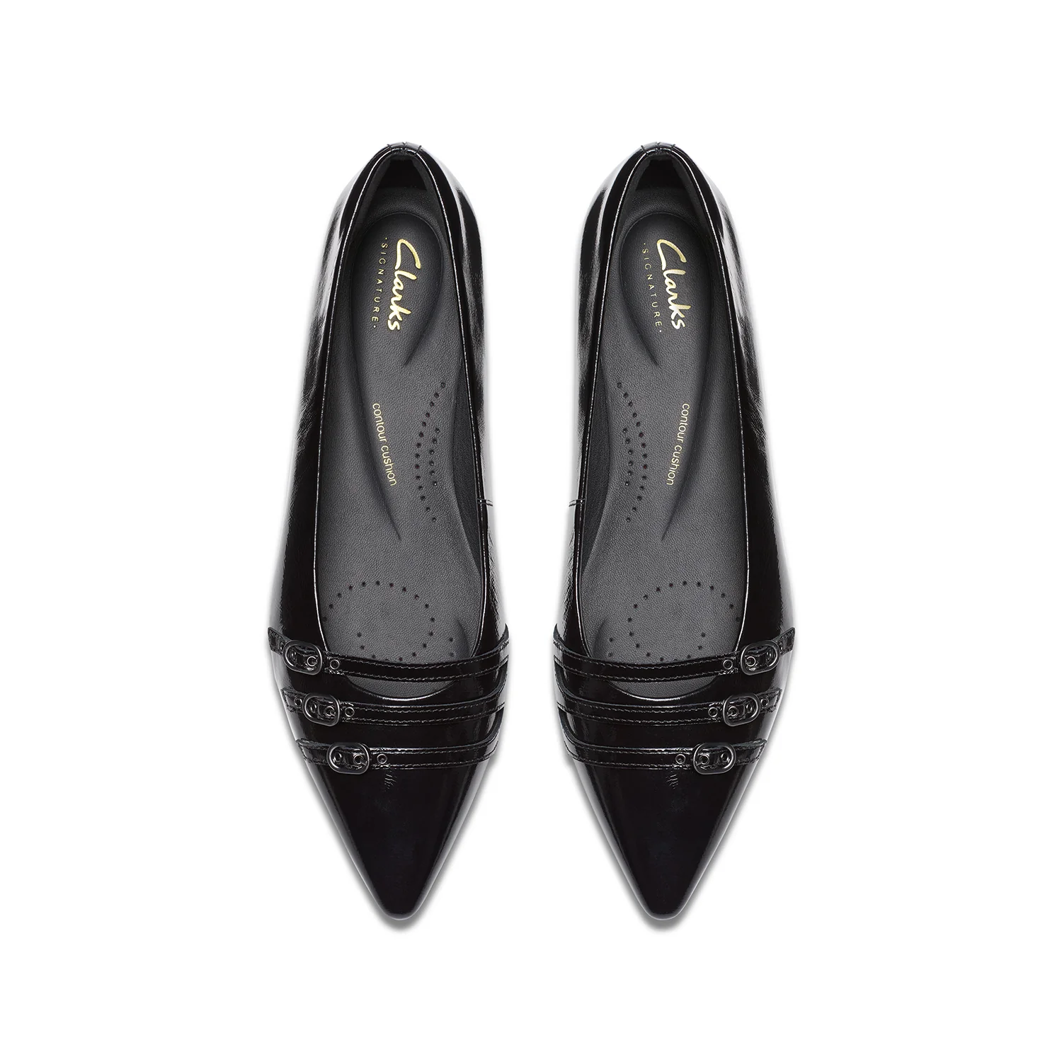 Womens -  Sensa 15 Strap Black Patent - Image 6