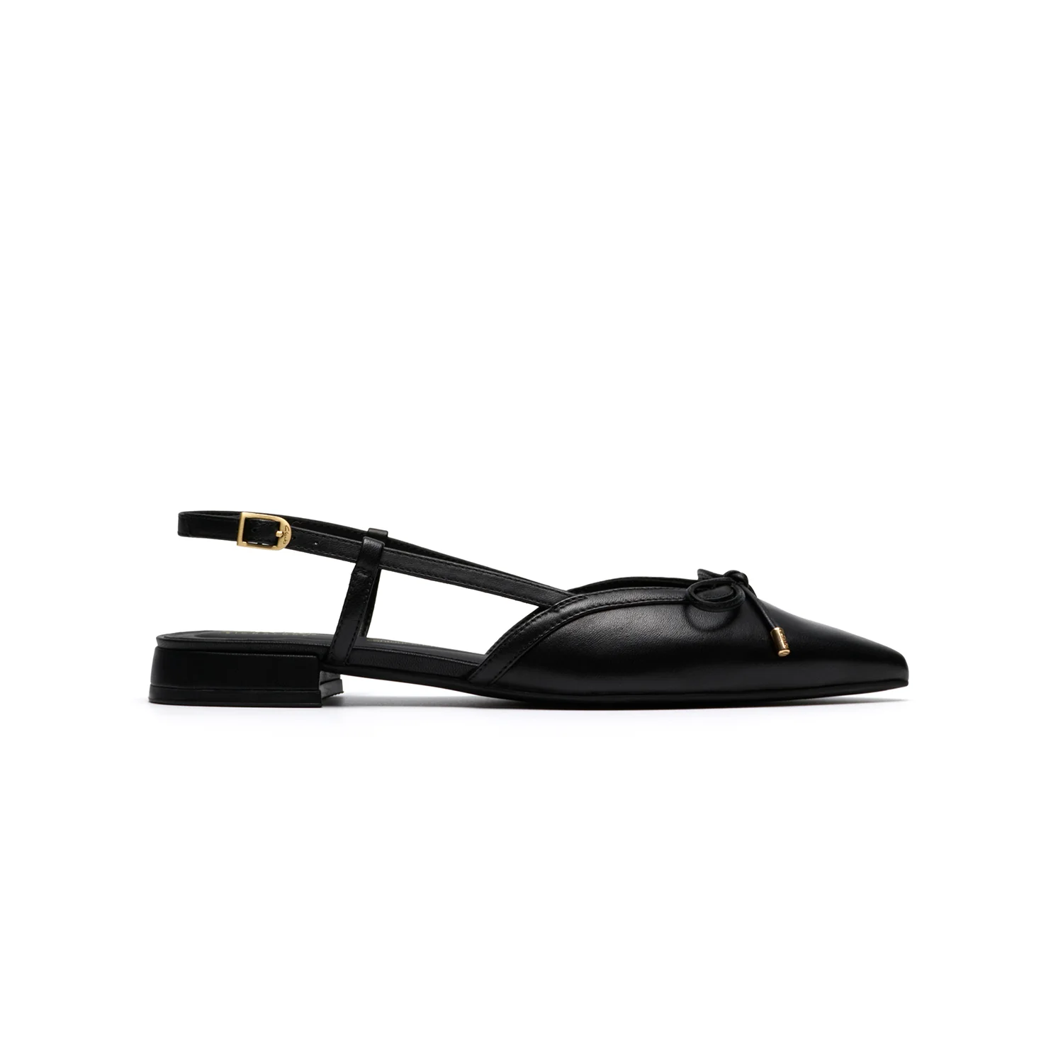 Womens - Sensa15 Bow Black Leather