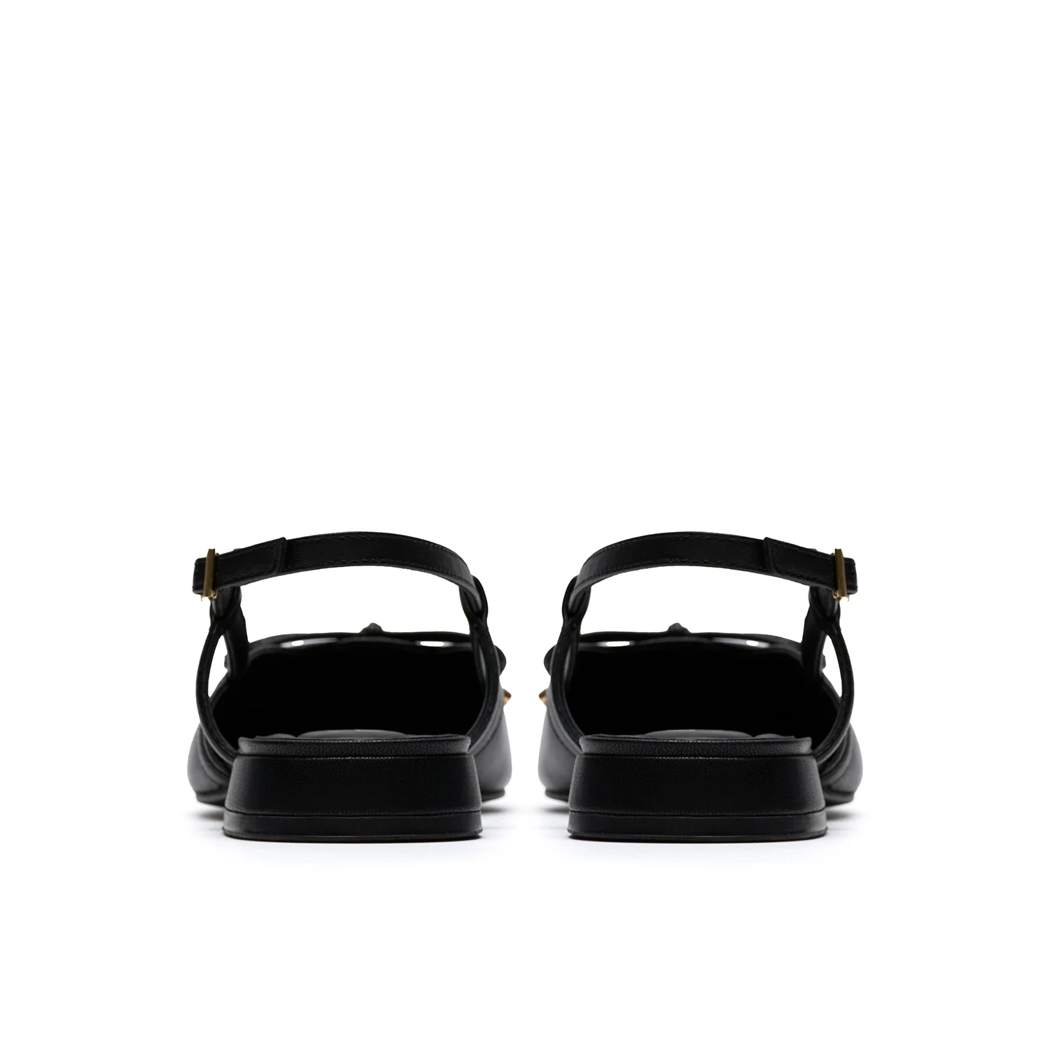 Womens - Sensa15 Bow Black Leather - Image 5
