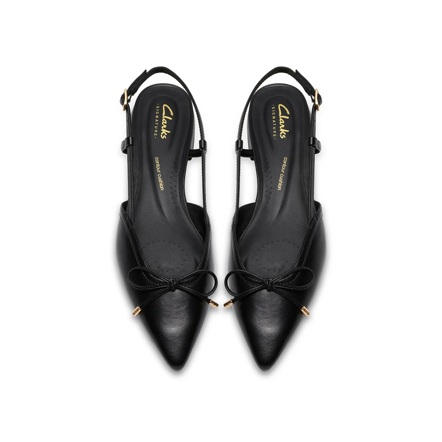 Womens - Sensa15 Bow Black Leather - Image 6