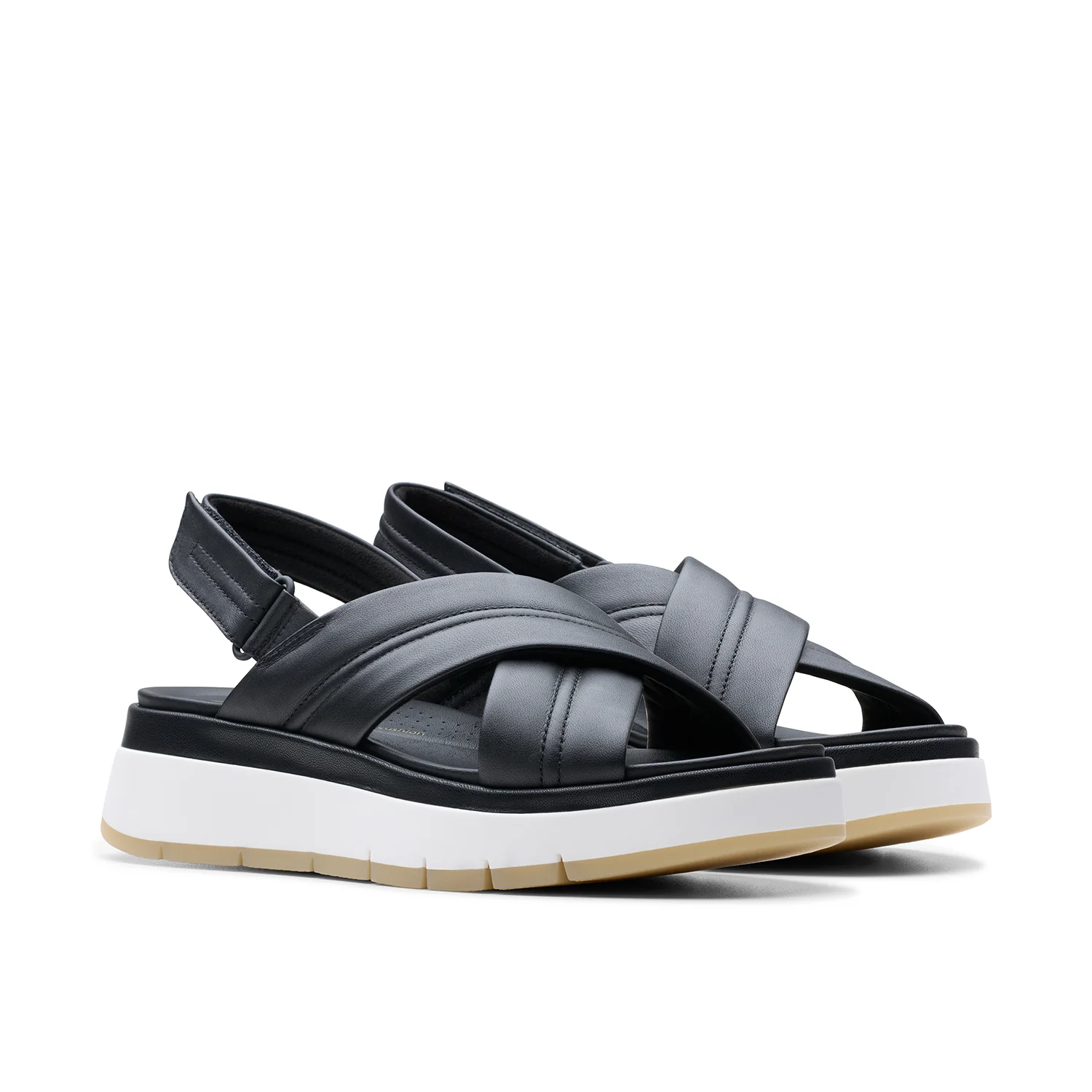 Womens Tuscan Cross Black Leather - Image 4
