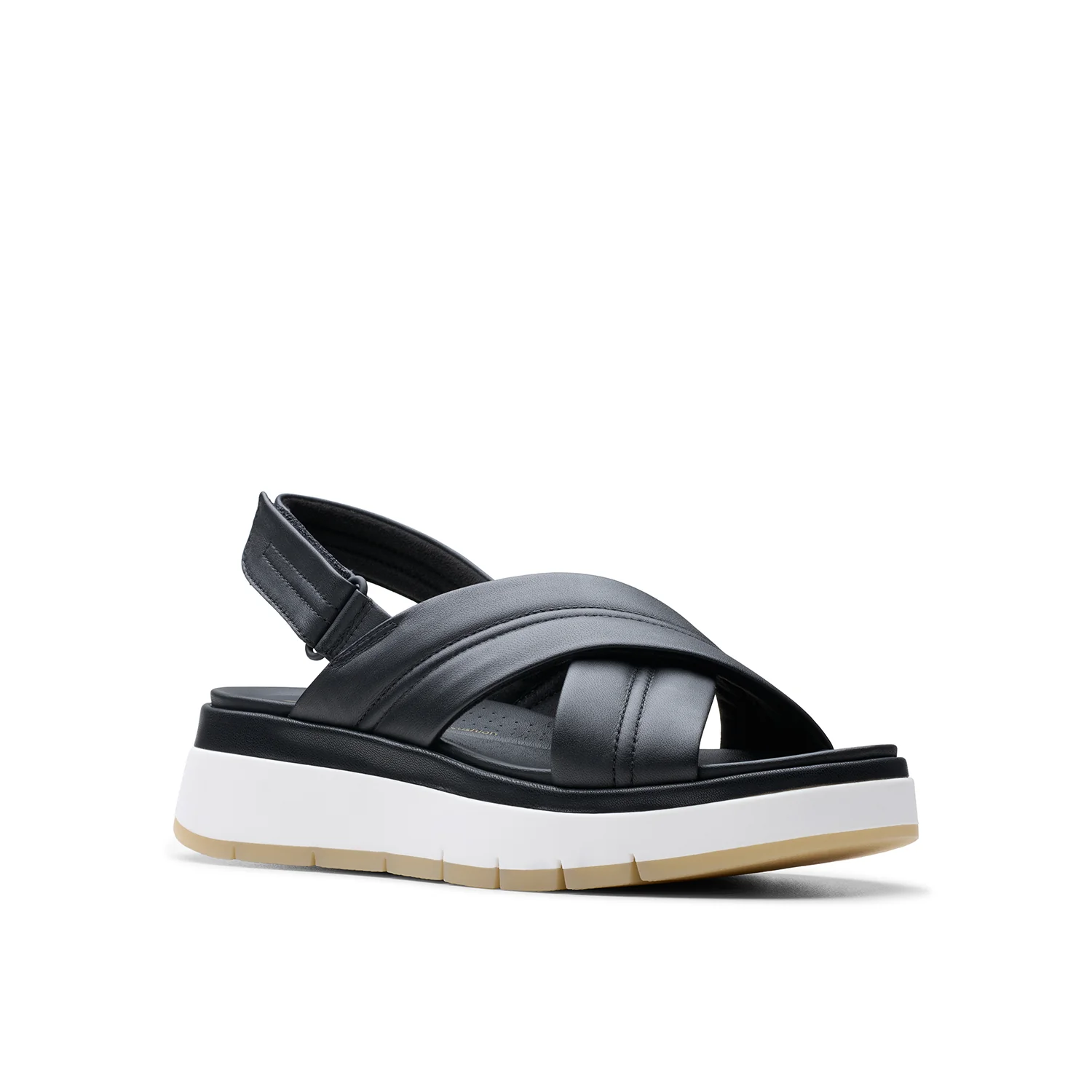 Womens Tuscan Cross Black Leather - Image 7