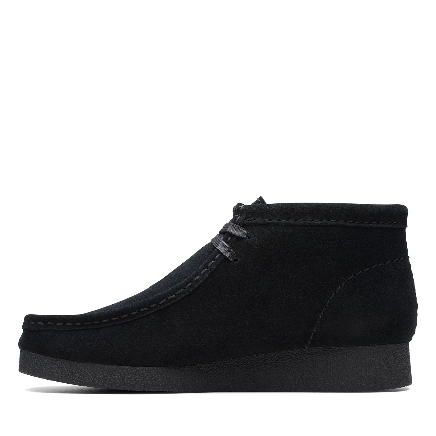 Womens - Wallabee Evo Boot Black Suede - Image 5