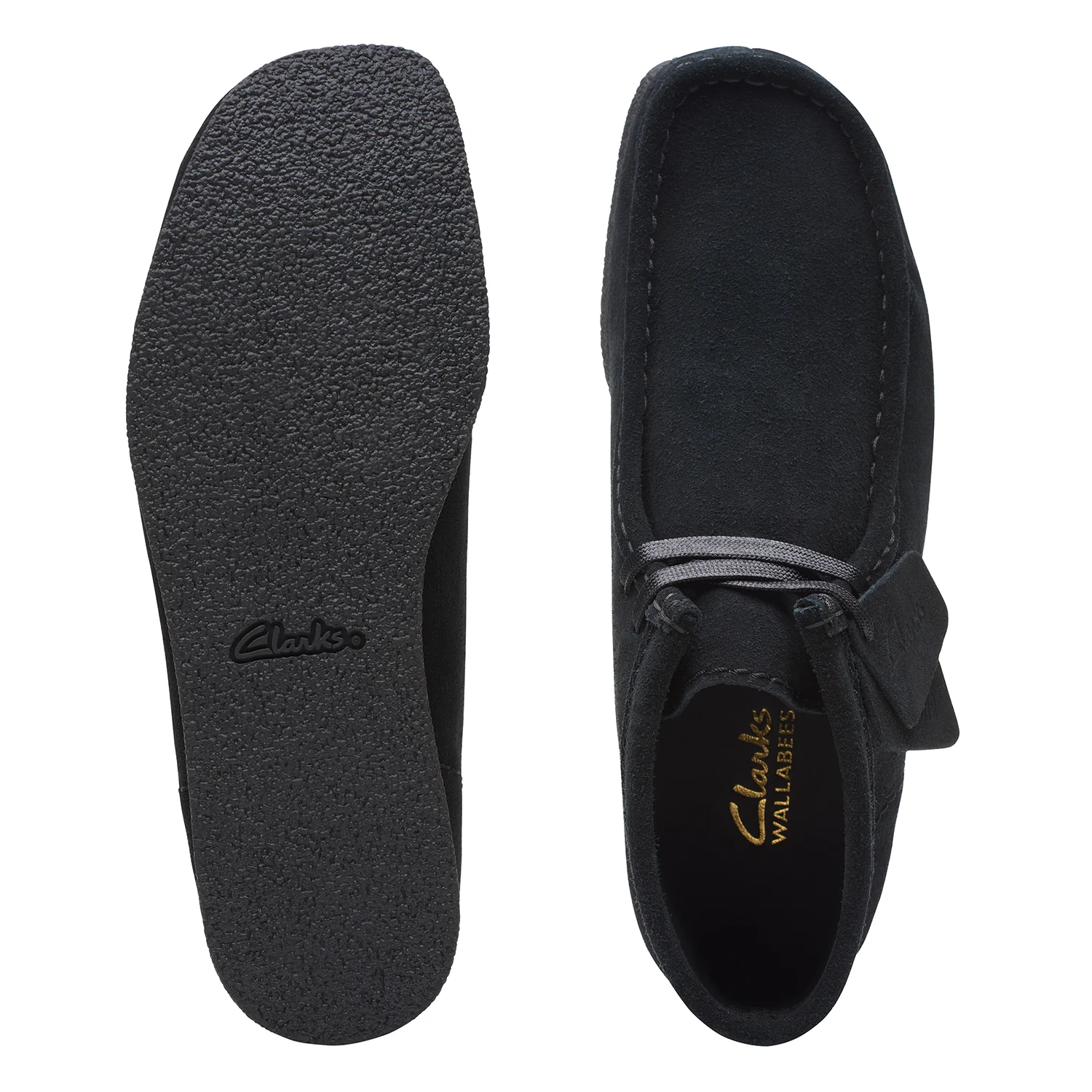 Womens - Wallabee Evo Boot Black Suede - Image 7