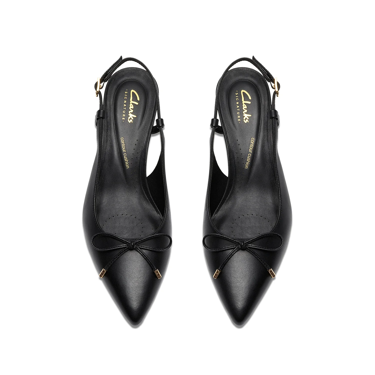 Womens - Zarey Bow Black Leather - Image 6
