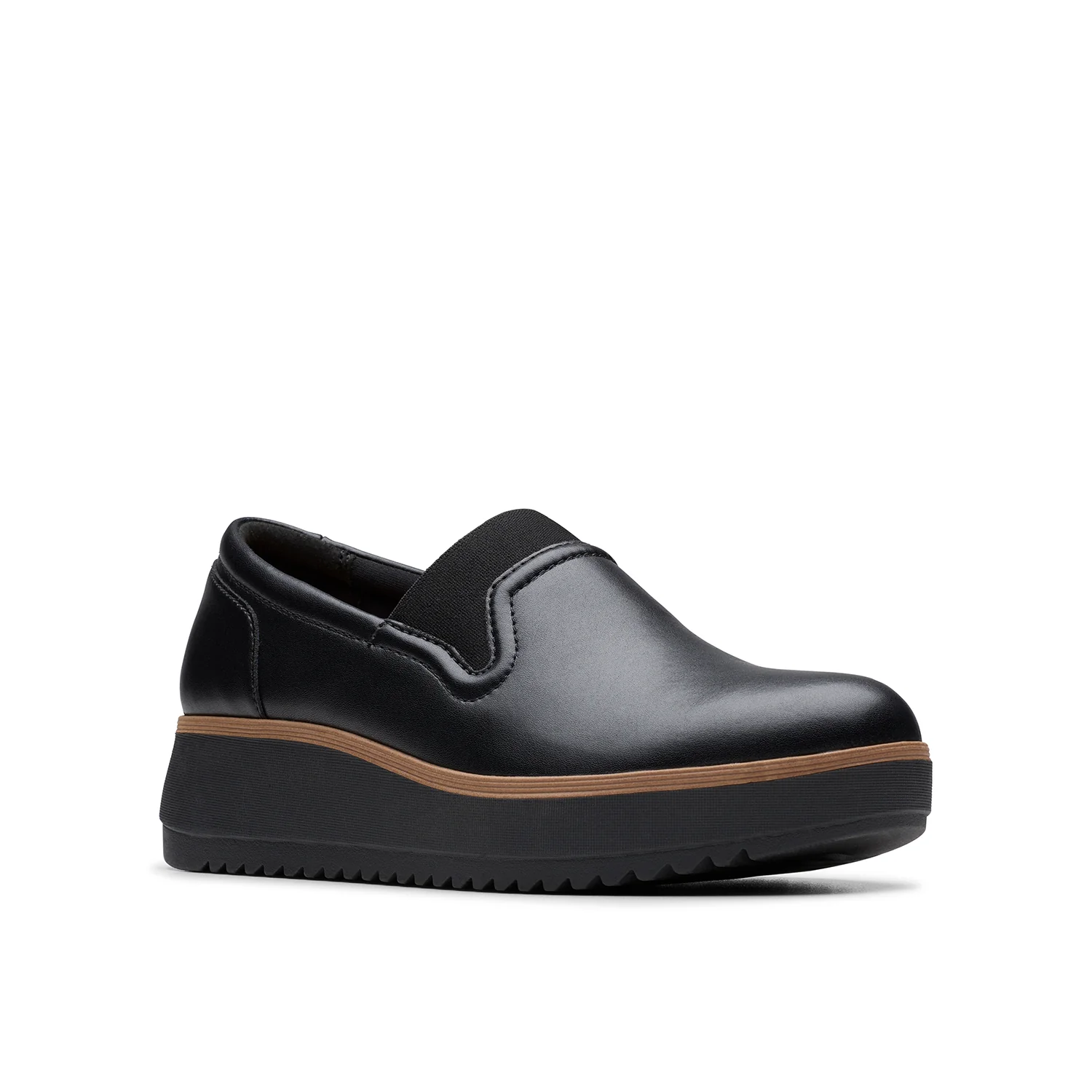 Womens - Zylah Sky Black Leather - Image 4